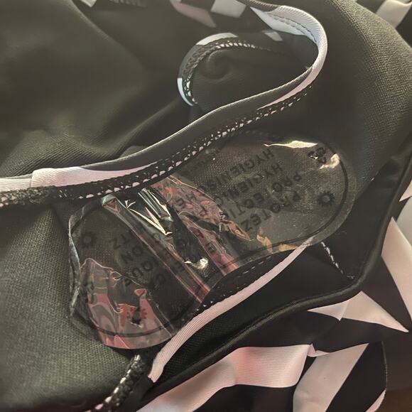 Jess Lea Striped High Waist Bikini Set Size Small New With Tags - Picture 5 of 11